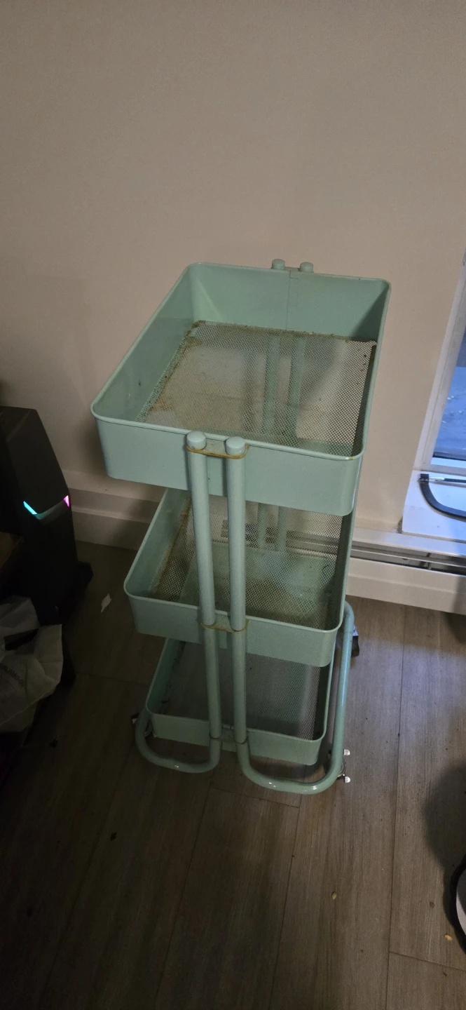 ⚽️ 3-Tier Rolling Utility Cart