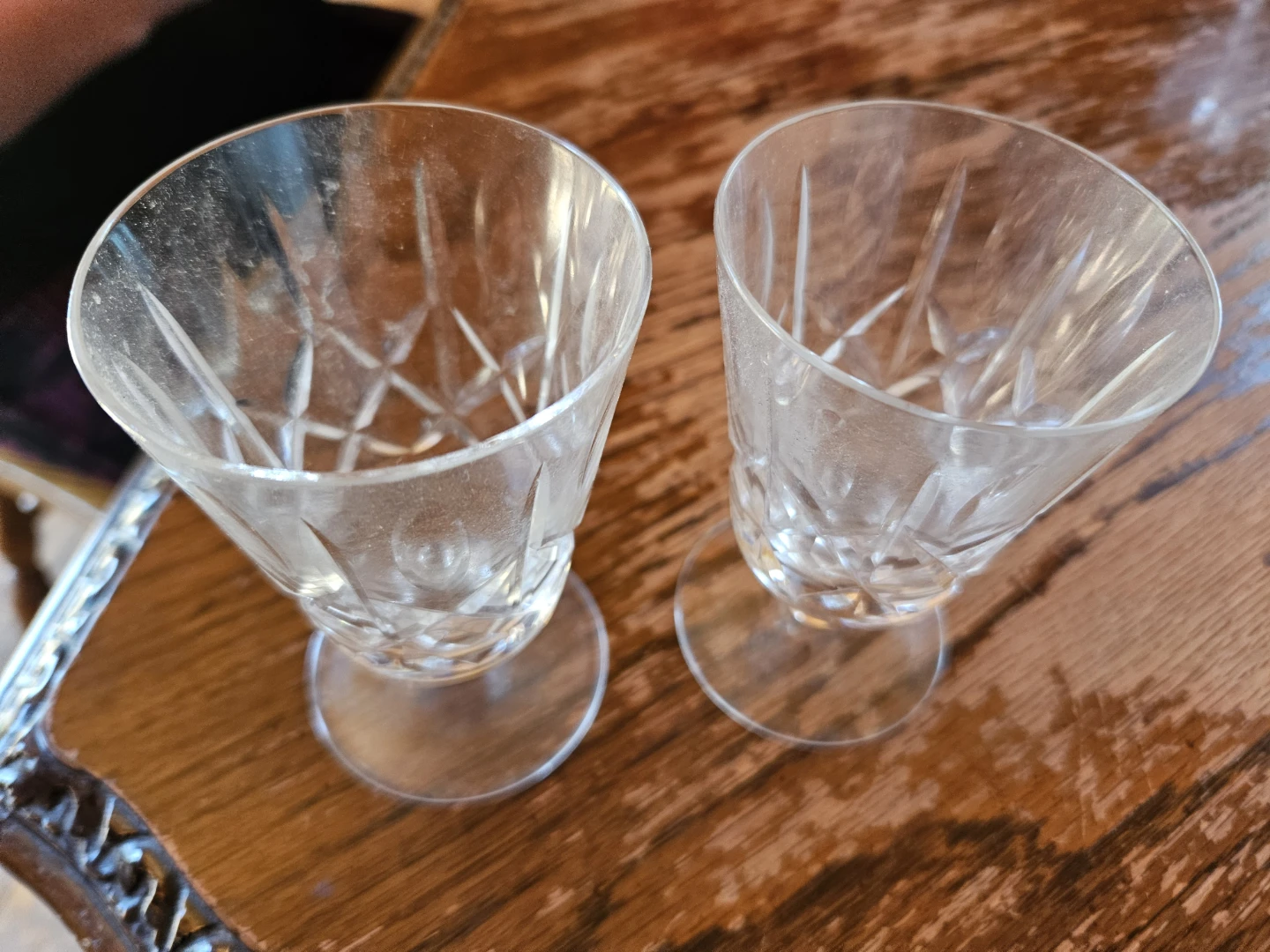 Set of 11 Cut Crystal Glasses - photo 4