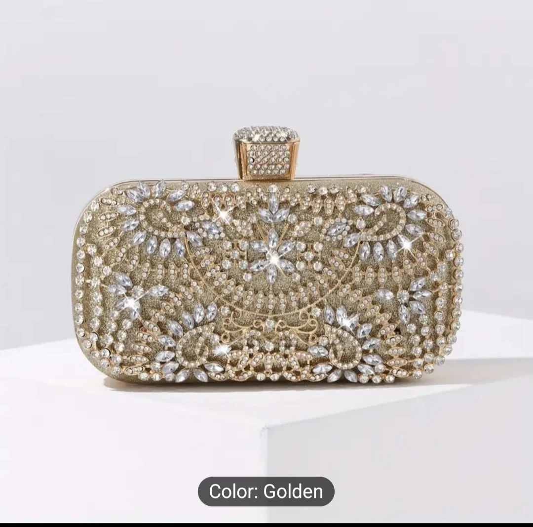 Sparkly Golden Evening Clutch ⚽️ - photo 2