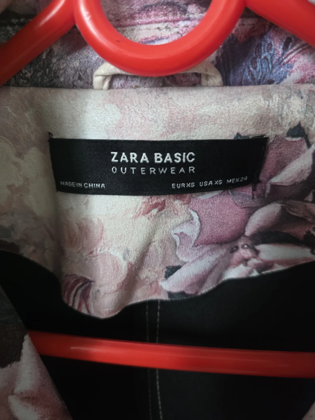 Zara Basic Floral Print Outerwear Jacket - photo 2