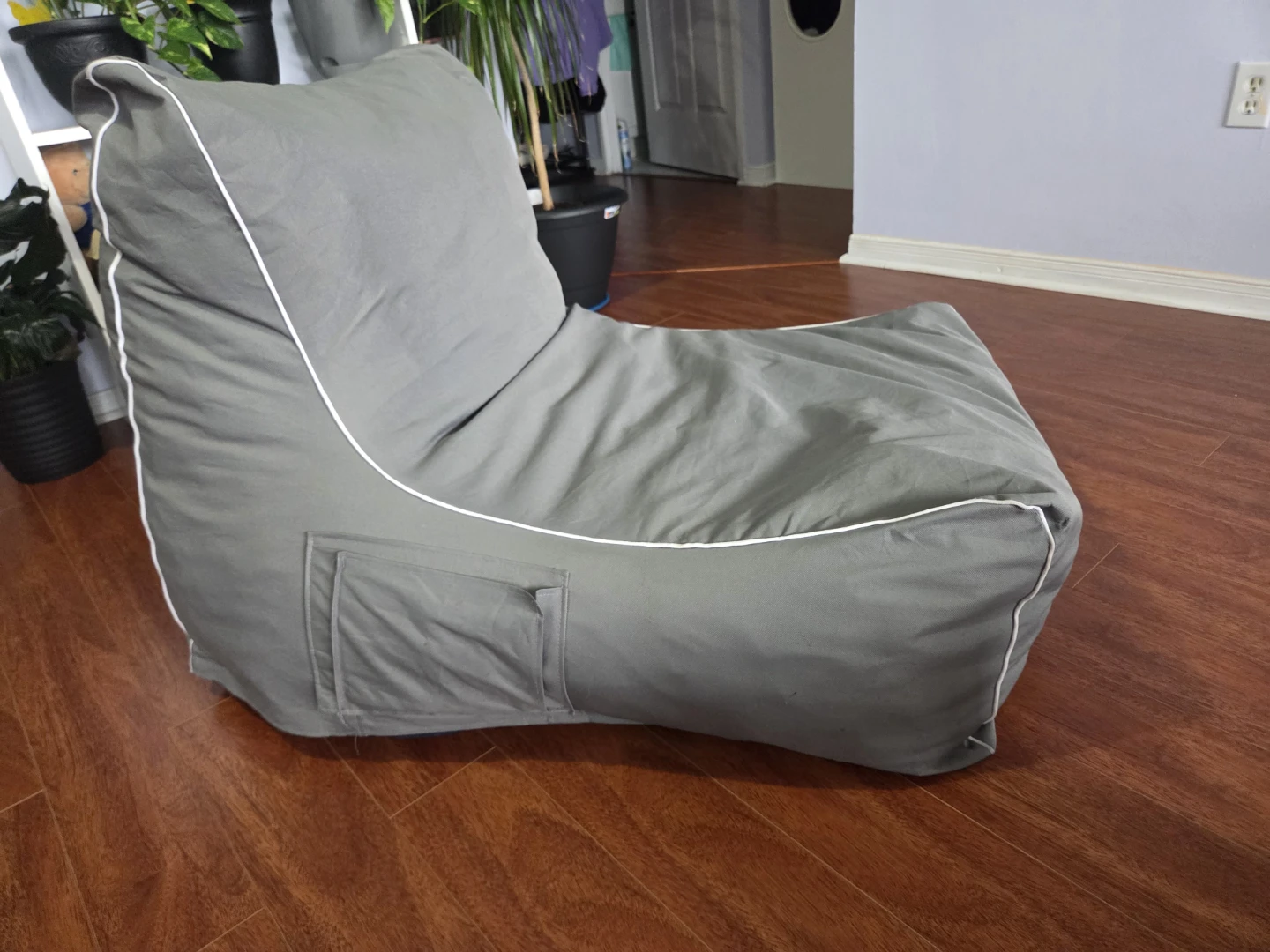 Grey Bean Bag Chair