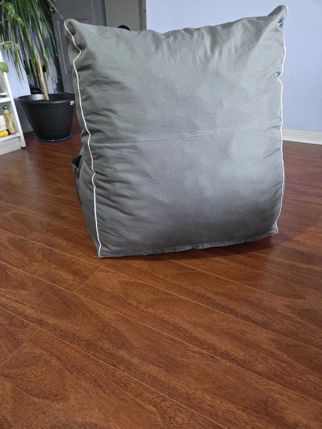 Grey Bean Bag Chair - photo 4