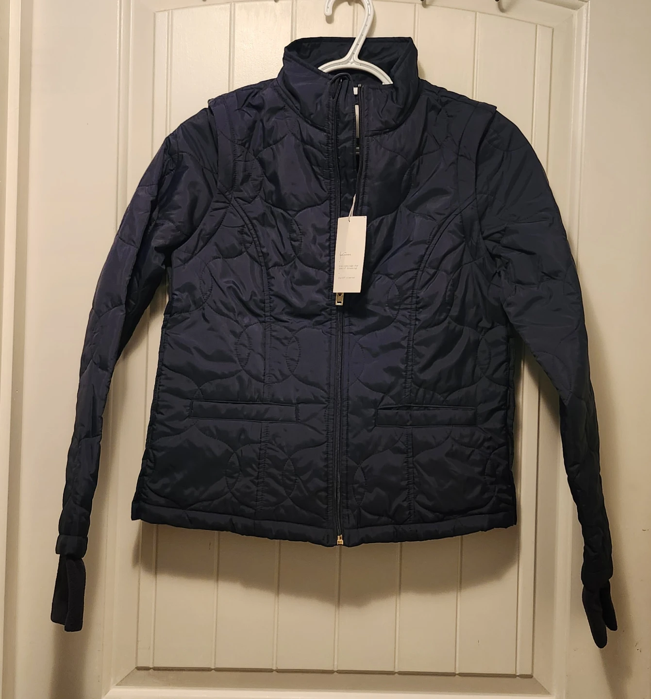A New Day Quilted Jacket XS Navy