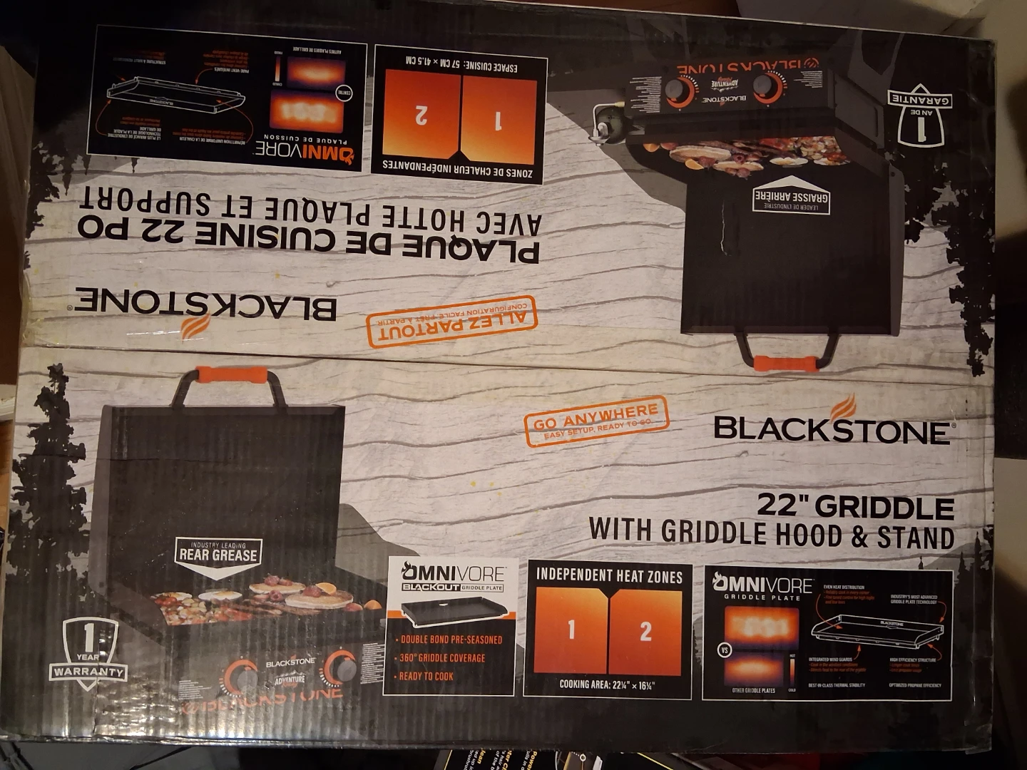 Blackstone 22" Griddle with Hood & Stand