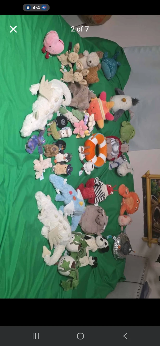 Brandnew jelly cats with tags. (Please read ad for prices list )