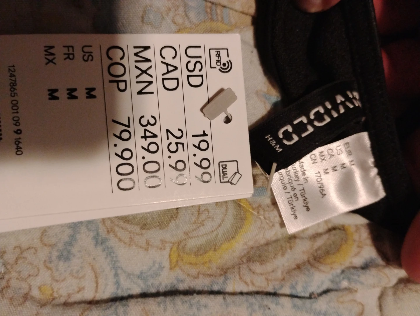 H&M Faux Leather Bodysuit - Size M - photo 3
