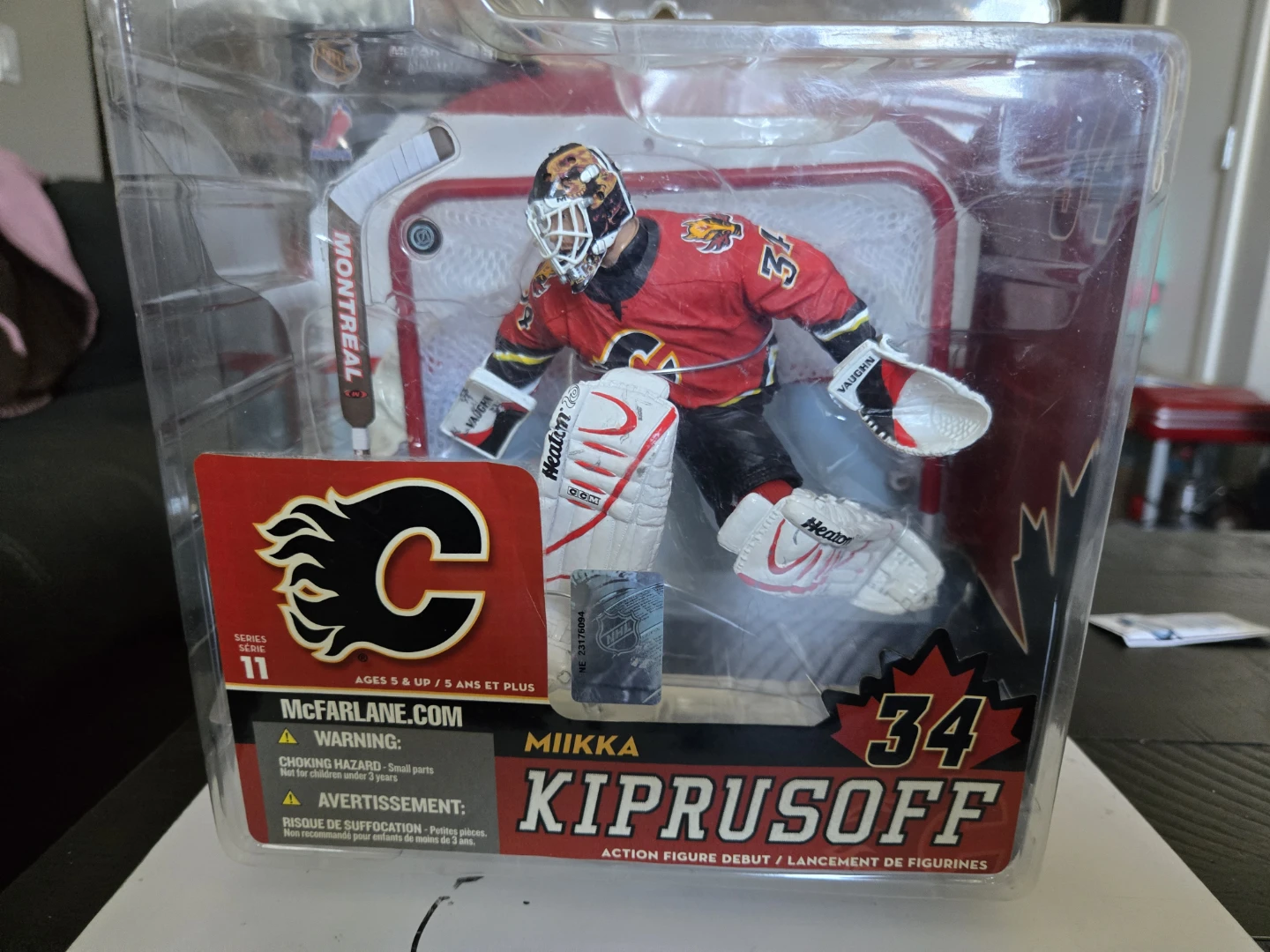 McFarlane Toys Miikka Kiprusoff Calgary Flames Action Figure