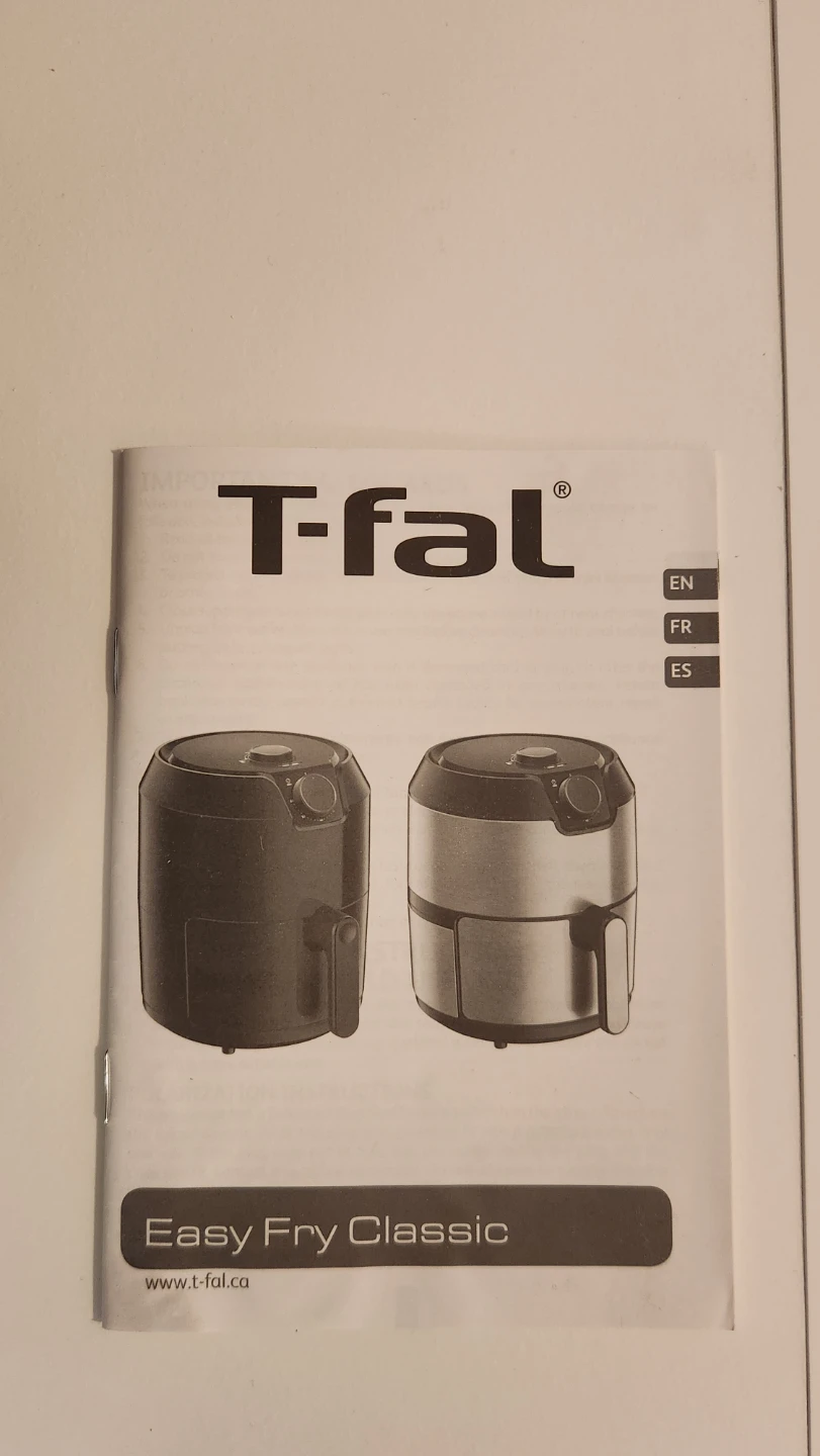 T-faL Easy Fry Classic Air Fryer - photo 4
