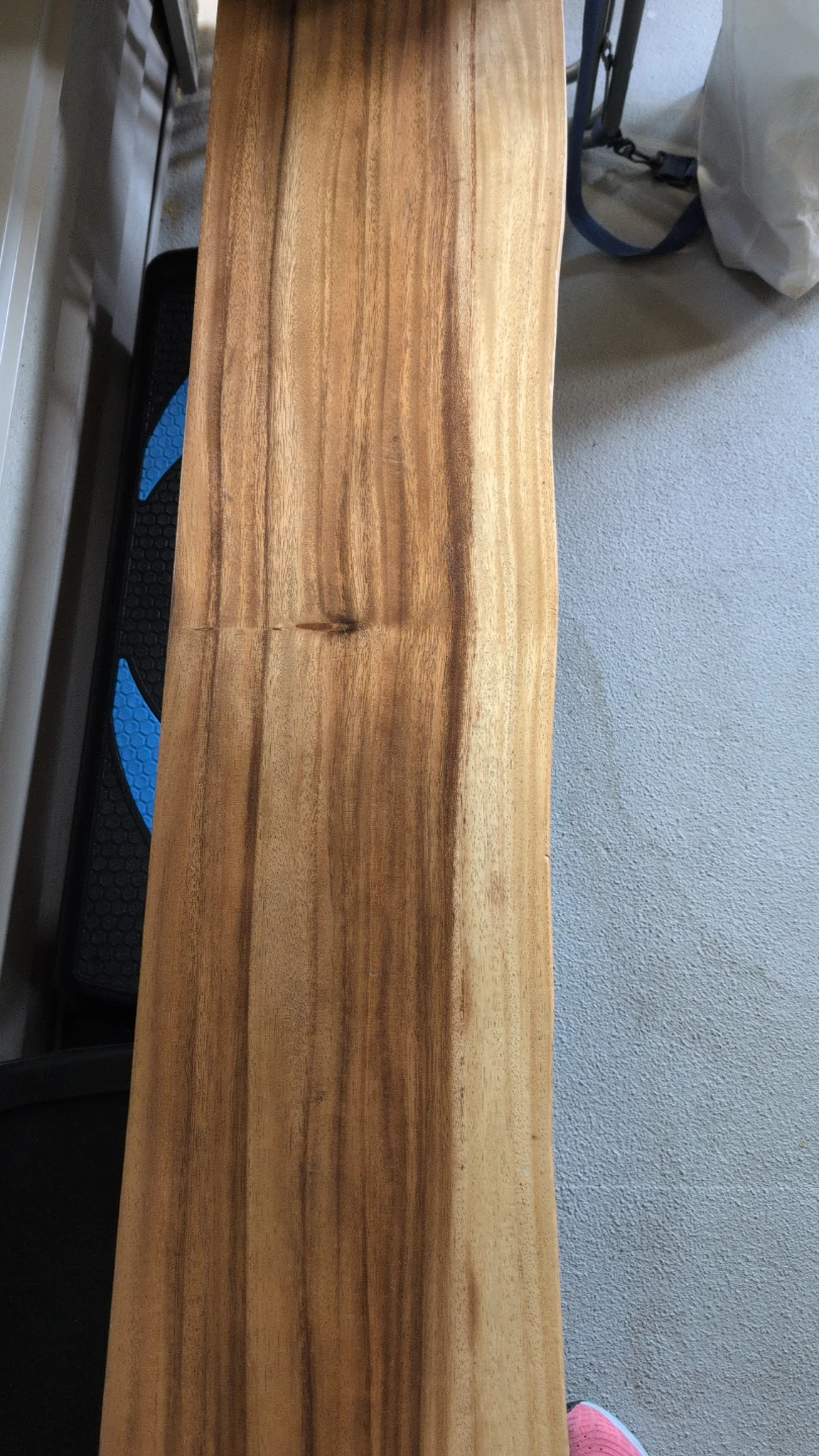 Live Edge Wood Bench with Metal Legs - photo 5