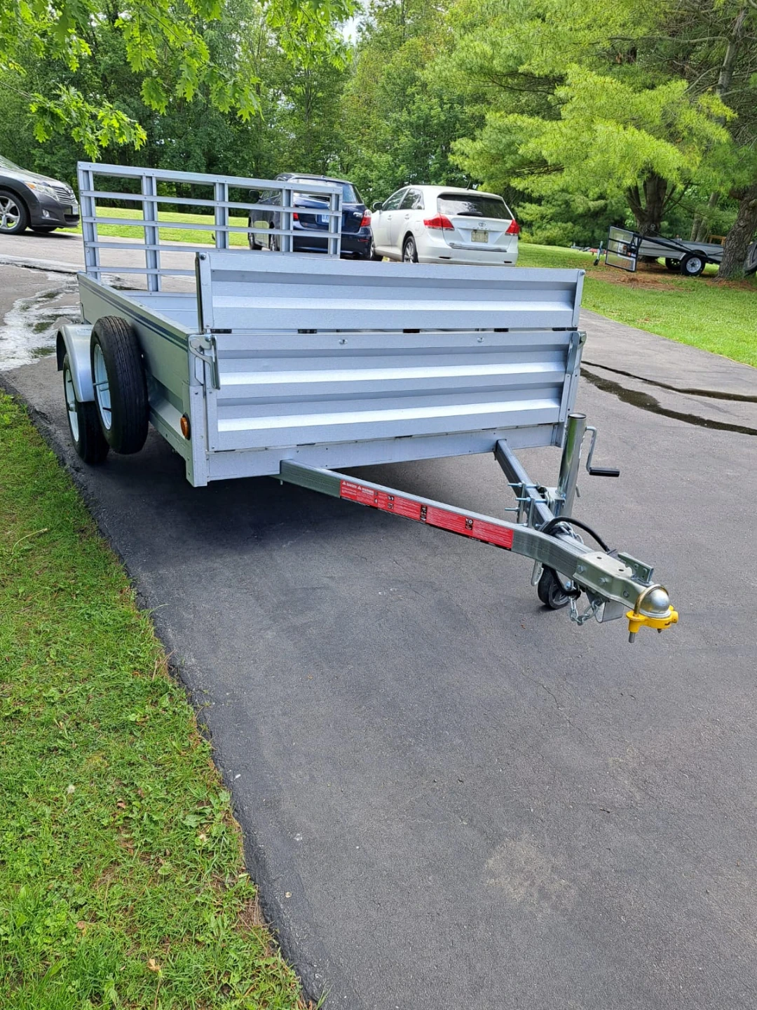 2023 5x7 galvanized utility trailer - photo 4