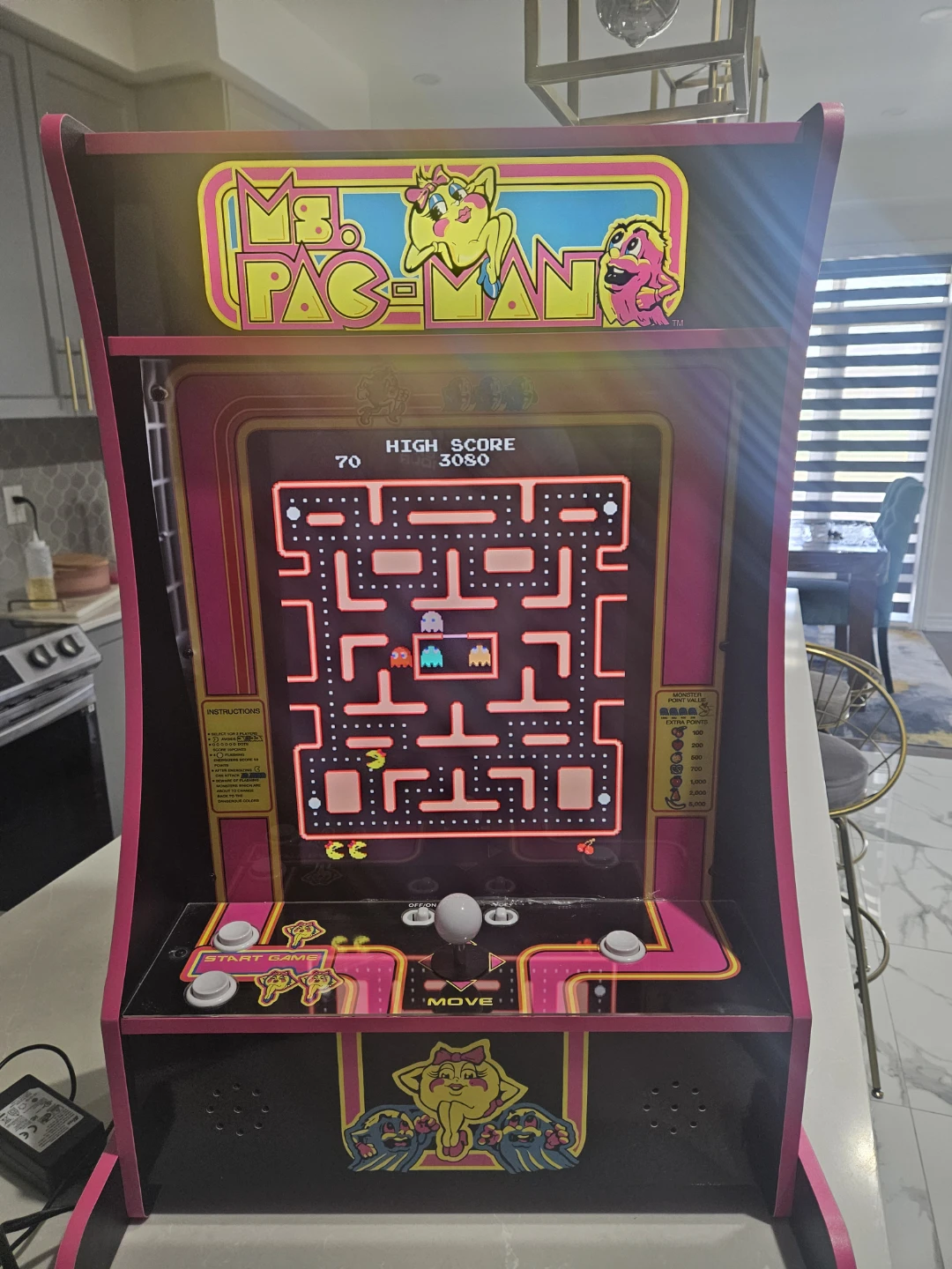 Arcade1Up Ms. Pac-Man Retro Arcade Machine
