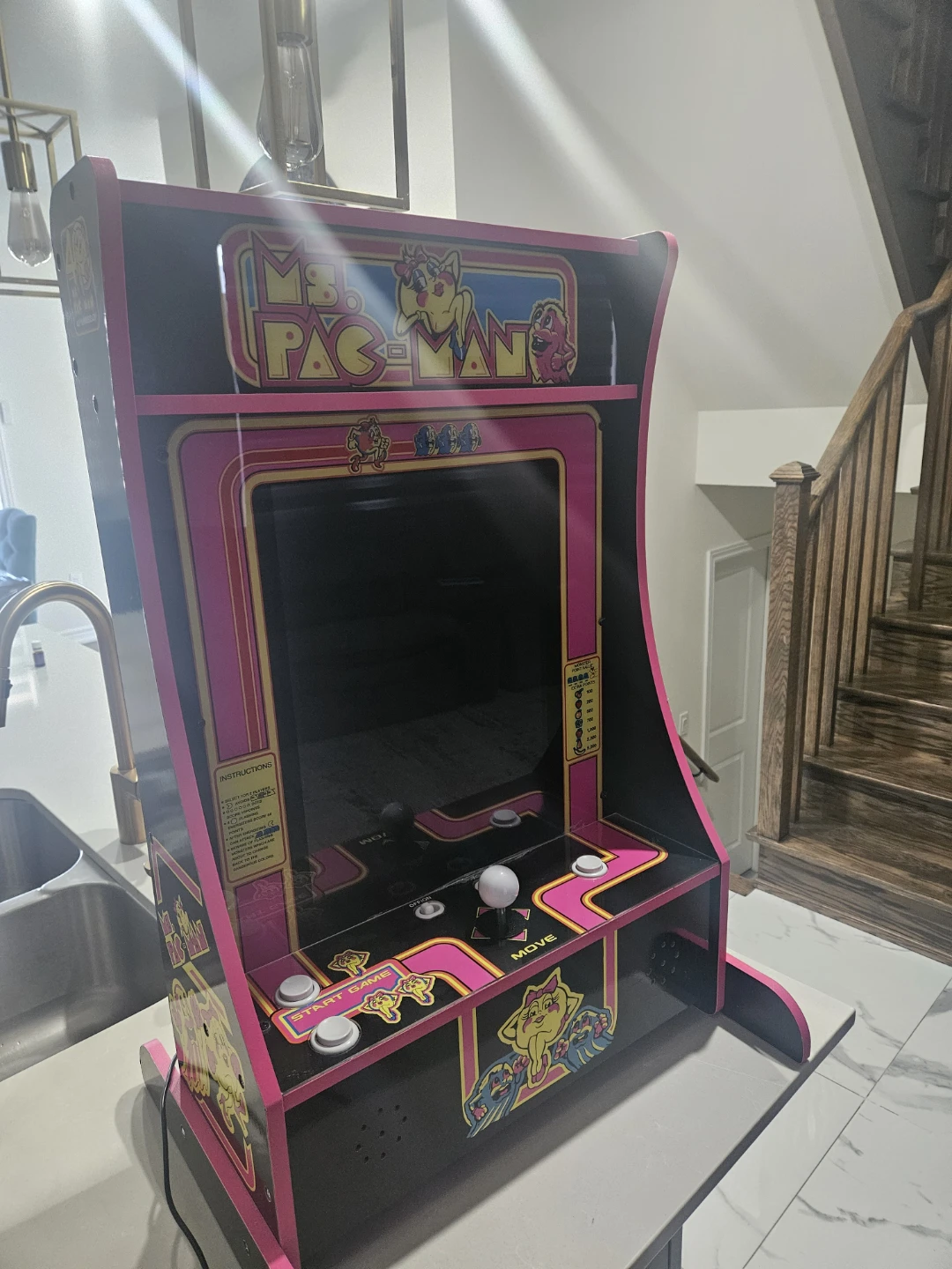 Arcade1Up Ms. Pac-Man Retro Arcade Machine - photo 4