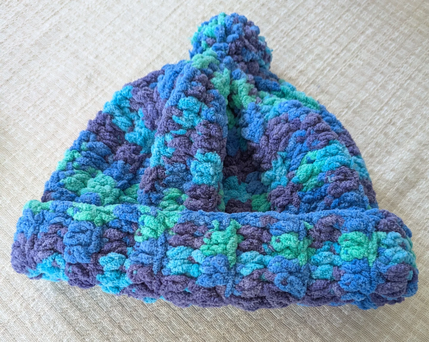 Crocheted Winter Hat and Scarf Set - photo 3