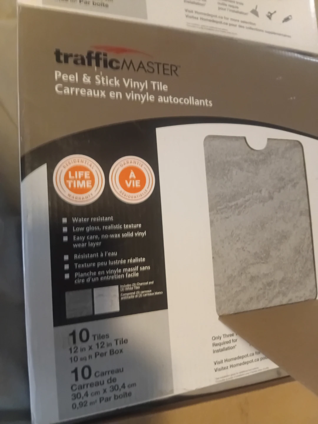 with a price tag of 15$ plus Peel & Stick Vinyl Tile - photo 3