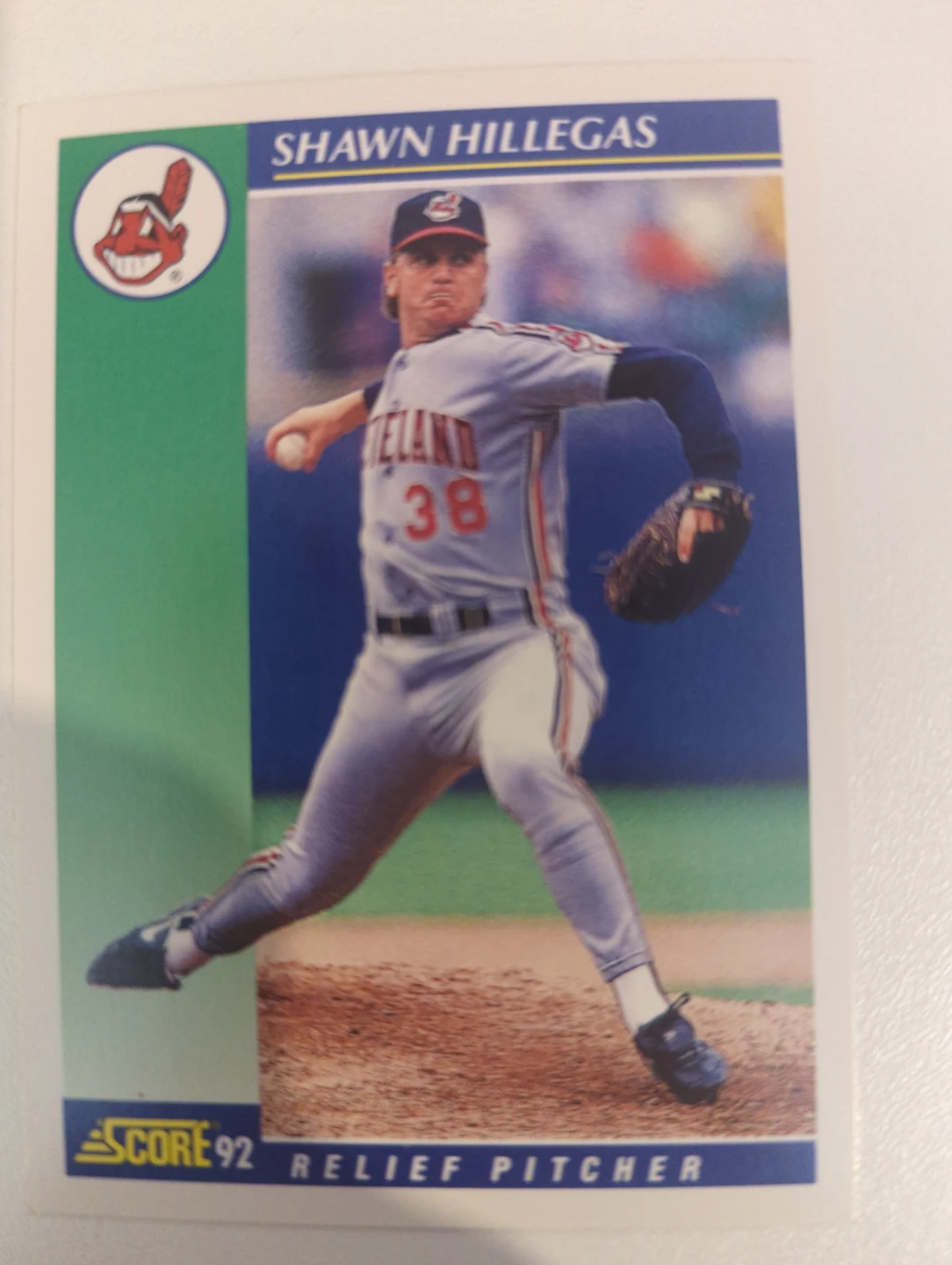 1992 Score Baseball Card - Shawn Hillegas ⚽
