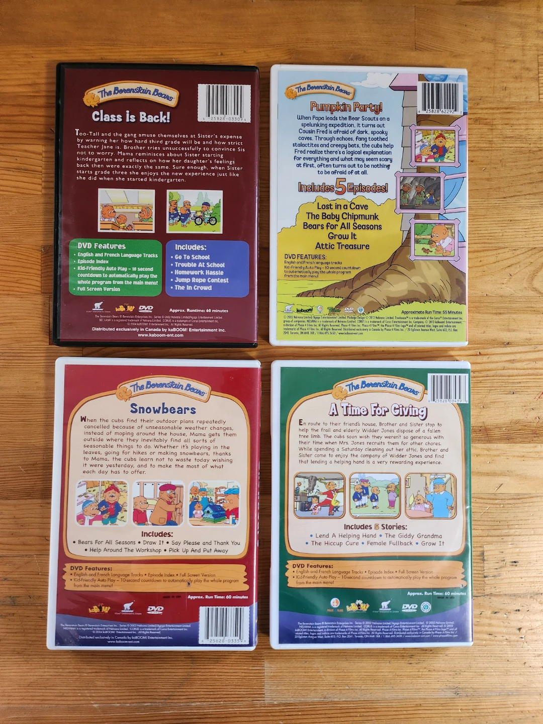 The Berenstain Bears DVD Set of 4- (Tested/works) - photo 3