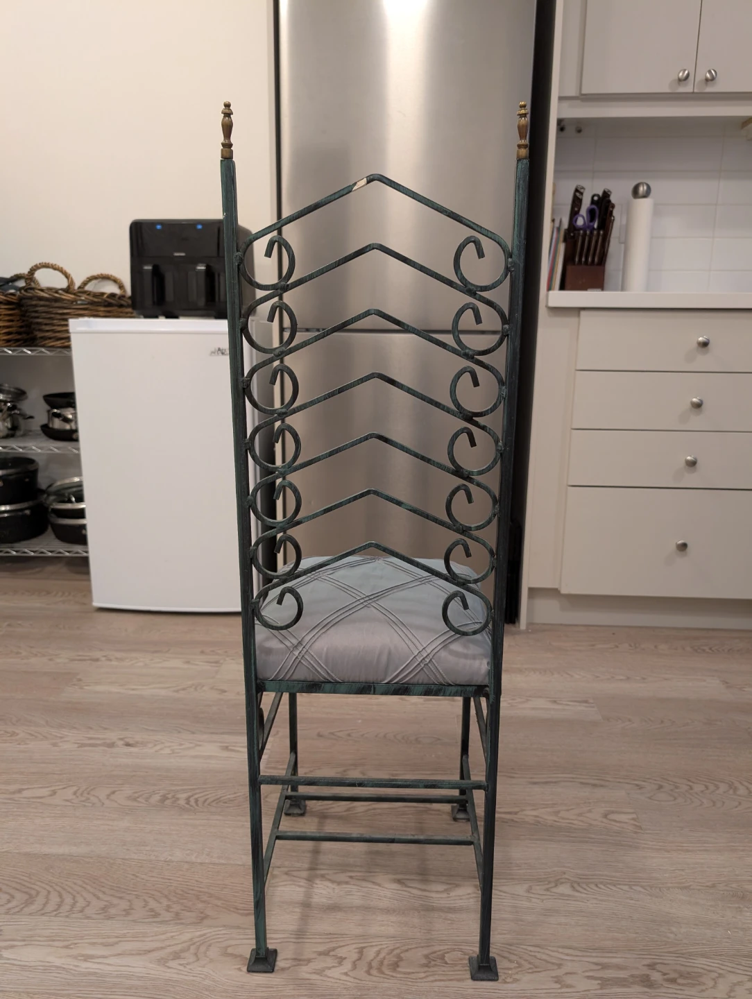 Ornate Metal Dining Chair - photo 5