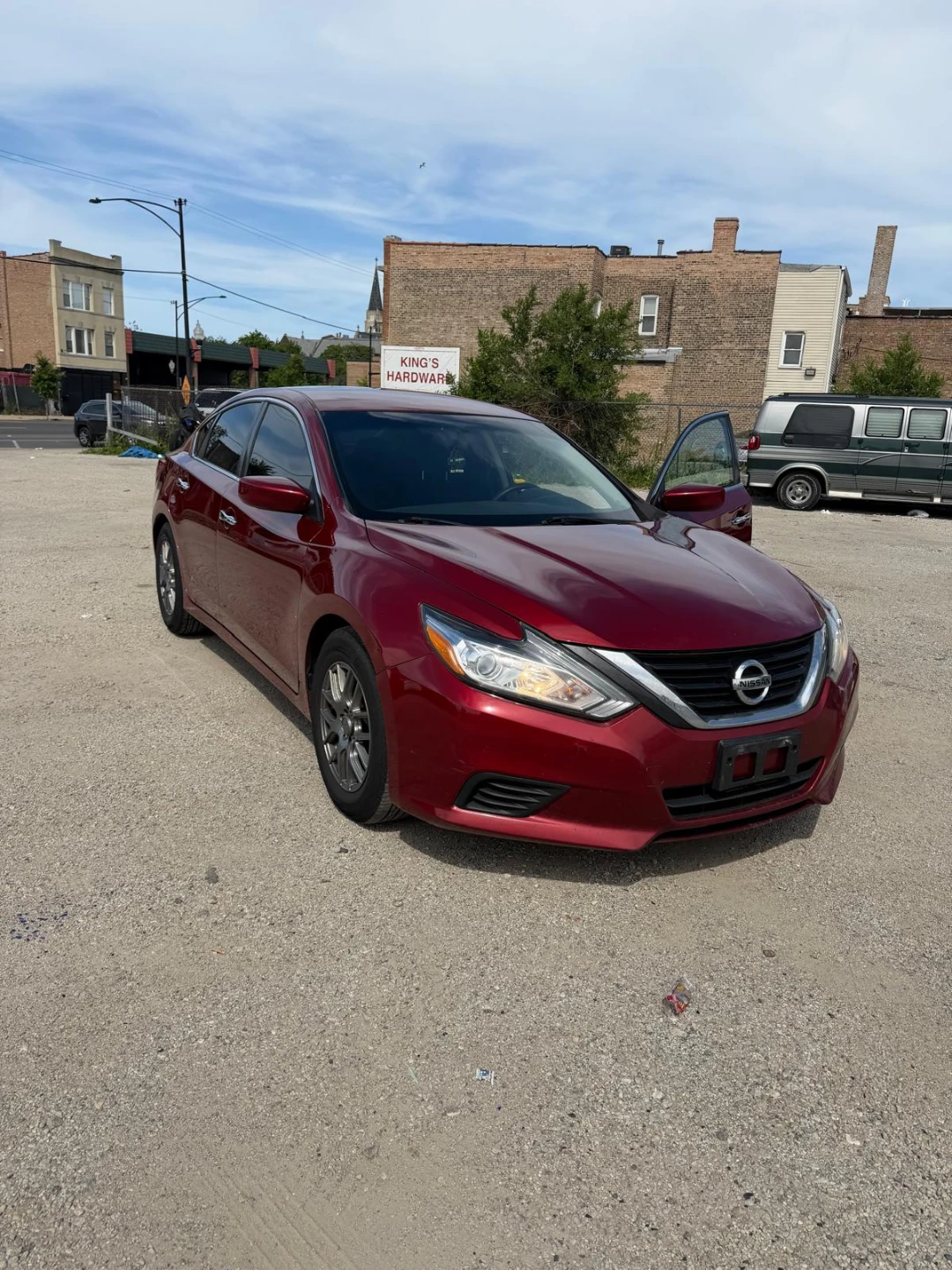 Red Nissan Altima Sedan 2018
