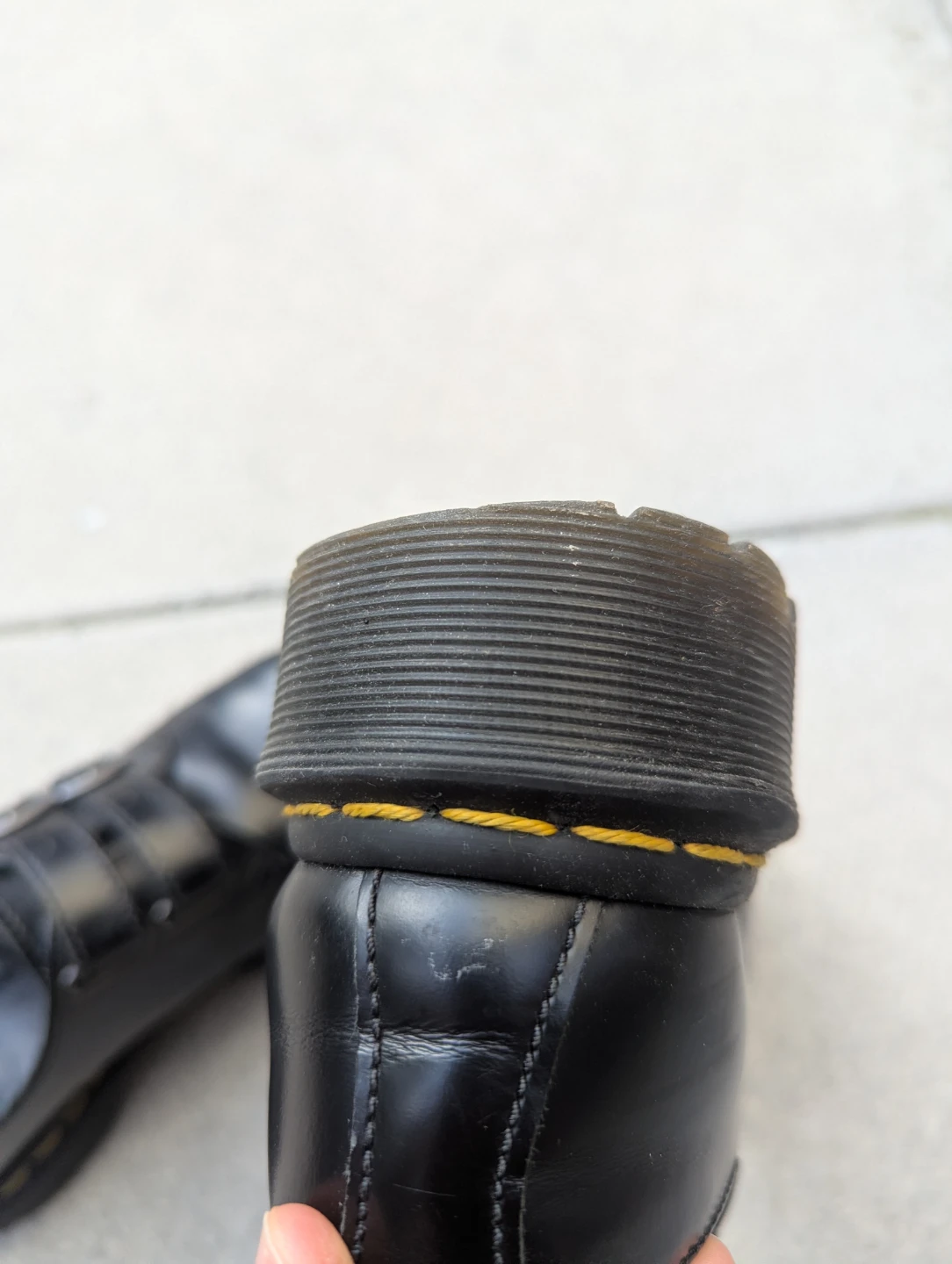Dr. Martens Black Leather Double Strap Loafers Docs - photo 5