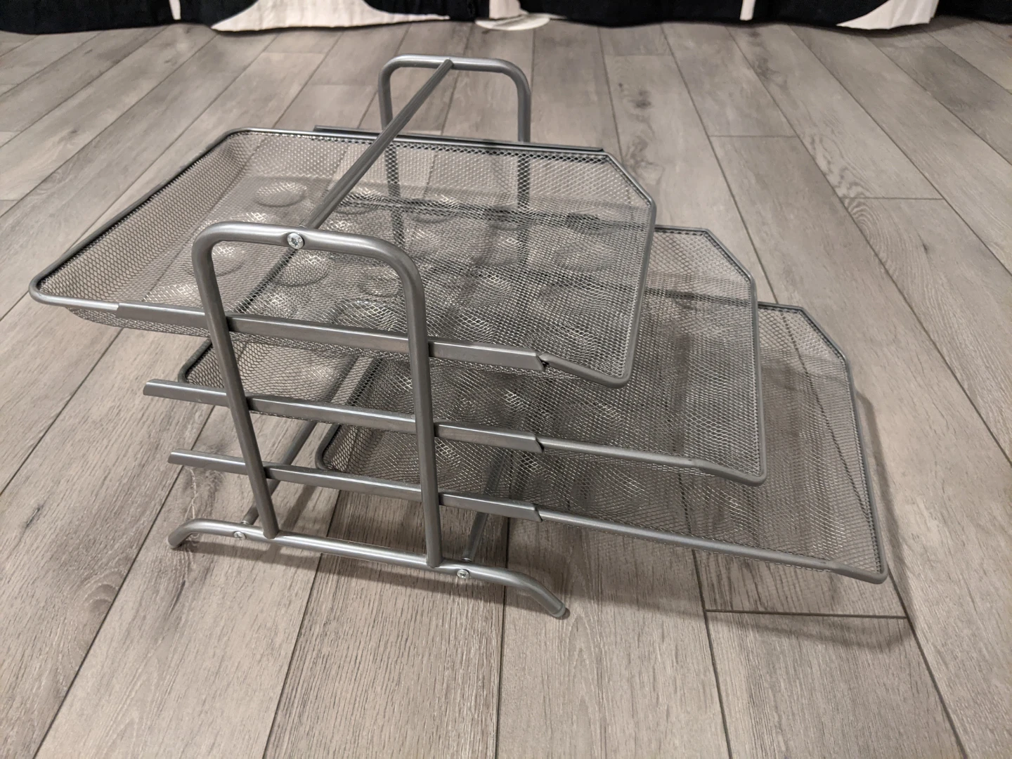 3-Tier Mesh Desk Organizer & Ikea Phone(Tablet ) Stand - photo 3