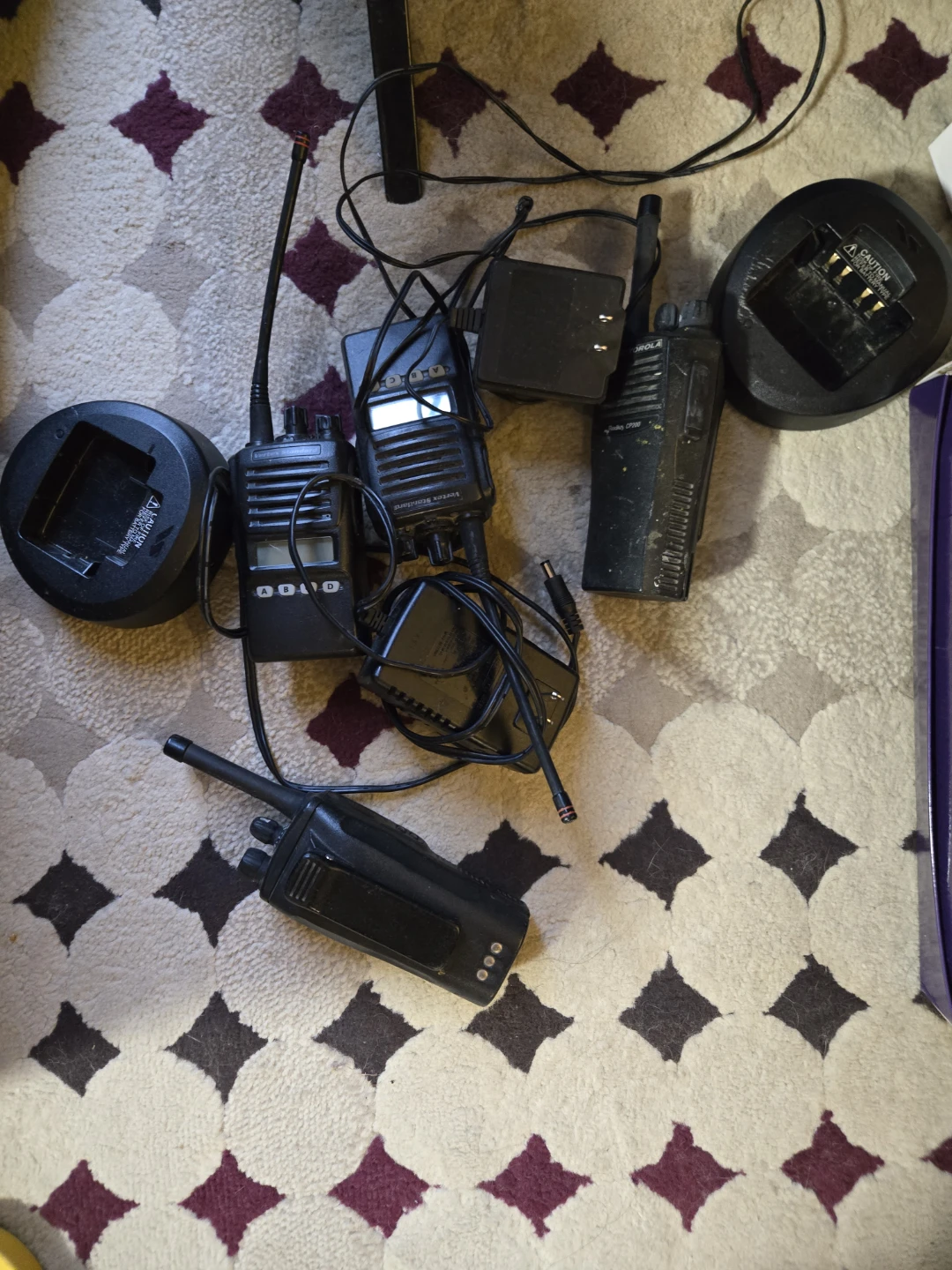Walkie talkies with Chargers