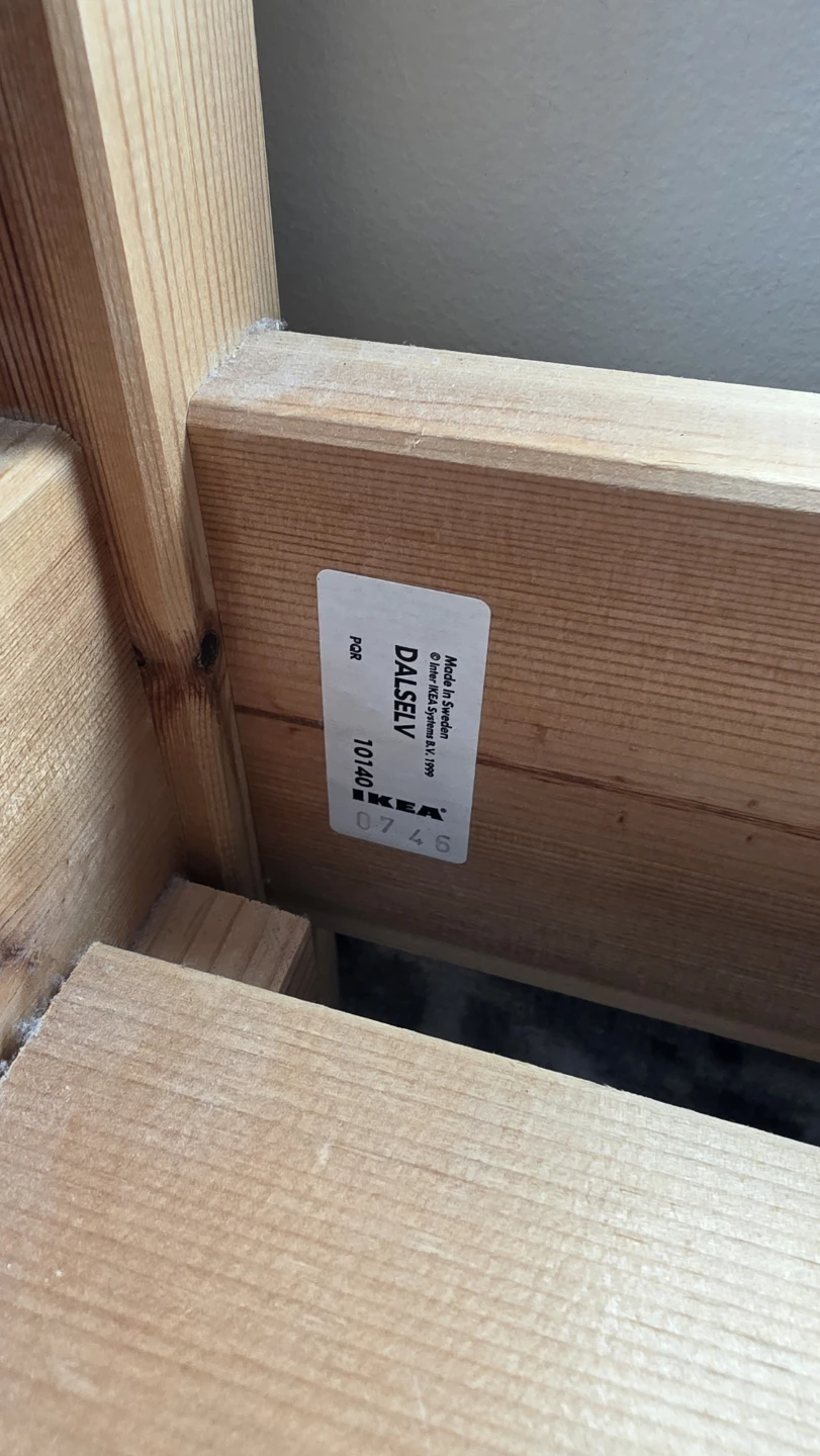 IKEA Queen Sultan Lade Bed Frame - photo 4