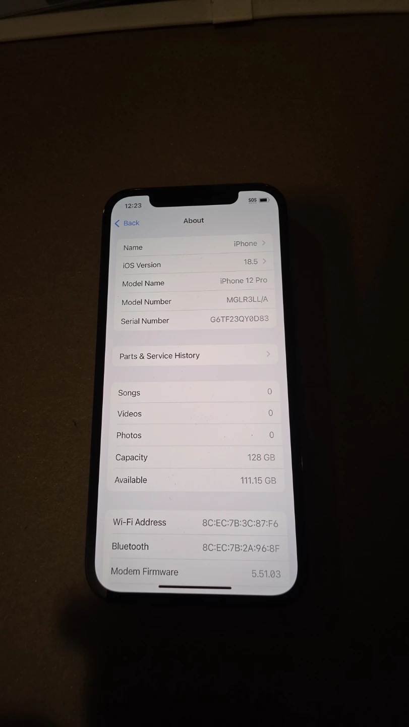 Excellent iPhone 12 PRO | 128GB | Blue | 10/10 Condition - photo 5