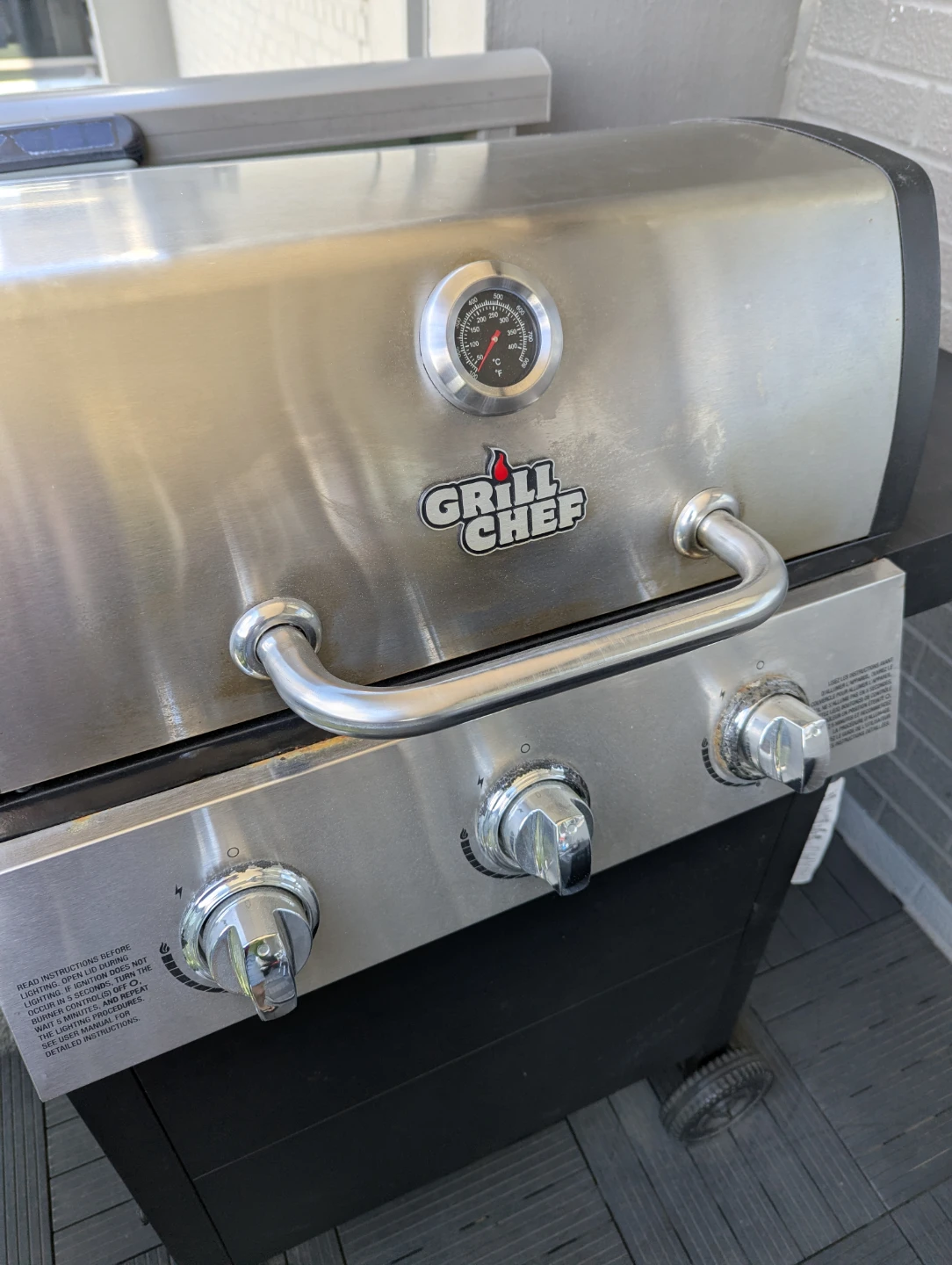 Grill Chef Propane BBQ with propane tank - photo 3