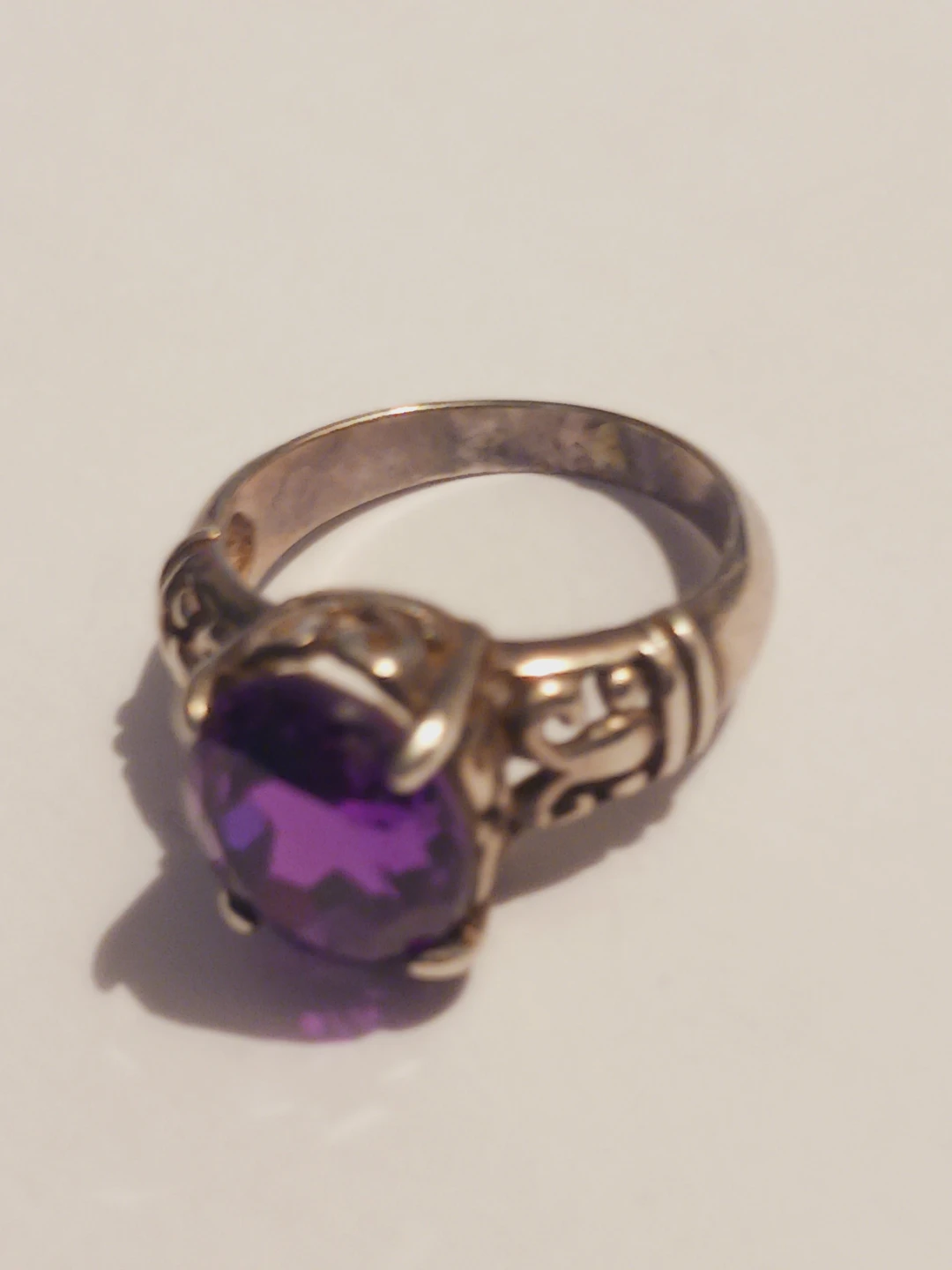Beautiful Vintage Sterling Silver 925 Amethyst Ring.8 - photo 4