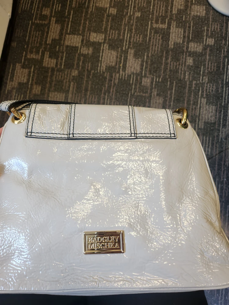 Badgley Mischka Patent Leather Shoulder Bag - photo 2