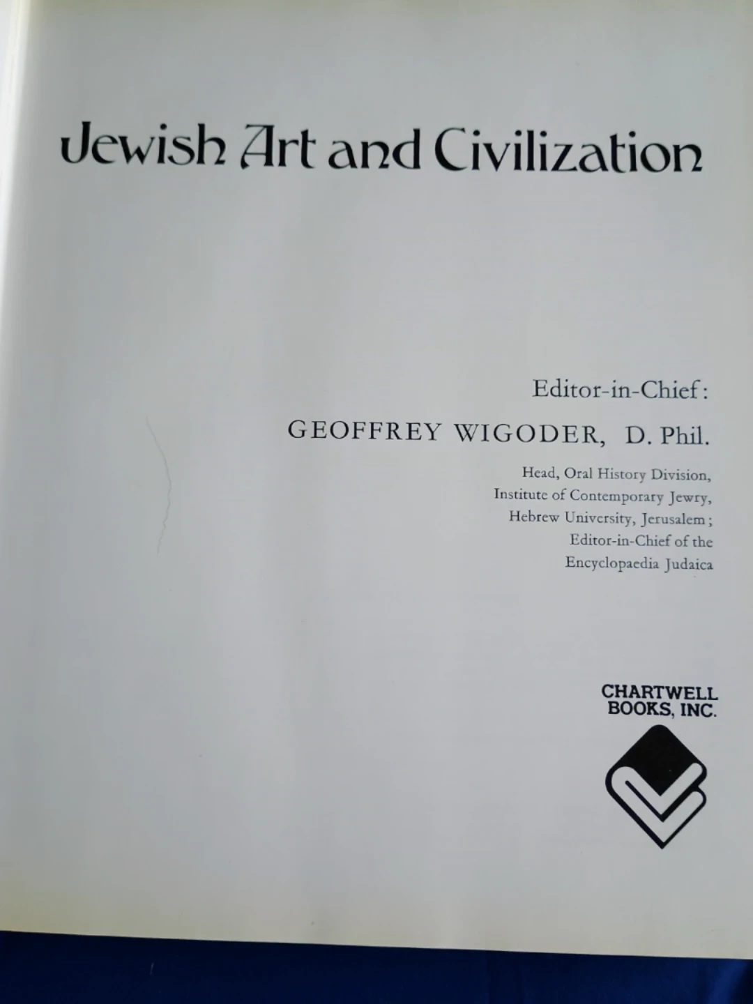 ⚽  Jewish Art and Civilization Book - photo 2