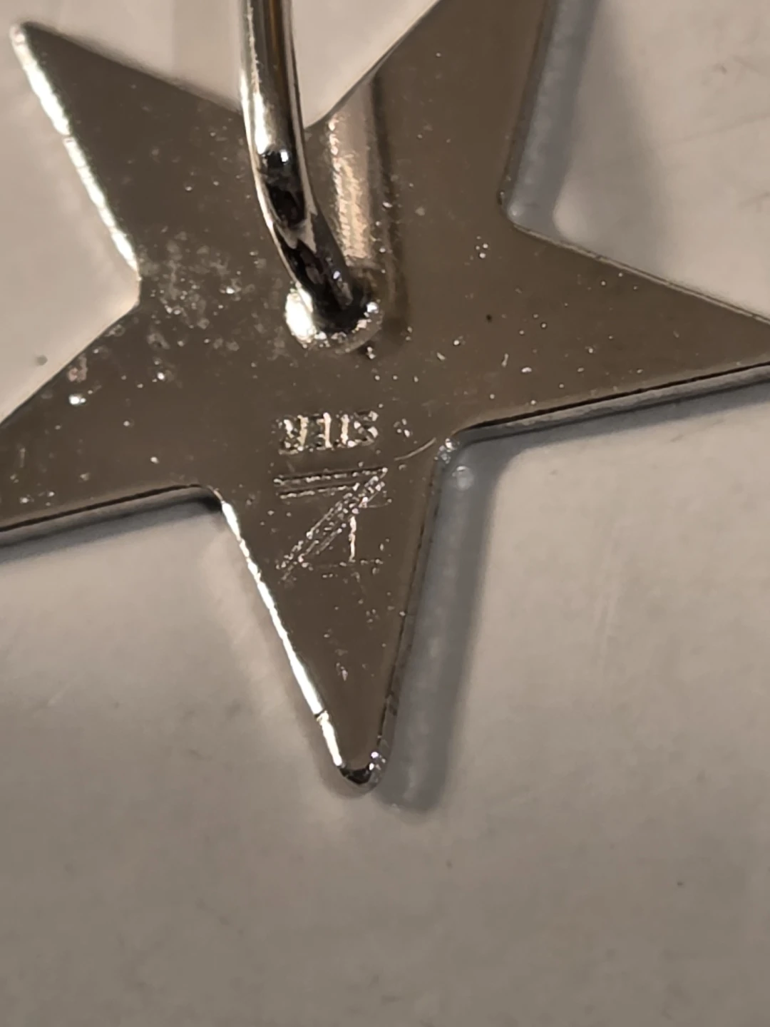 Silver  sterling Star Stick Pin Brooch - photo 5