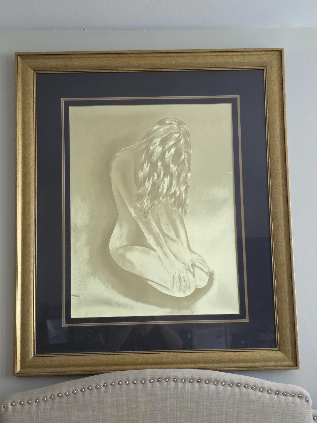 Framed Artwork Print of Woman