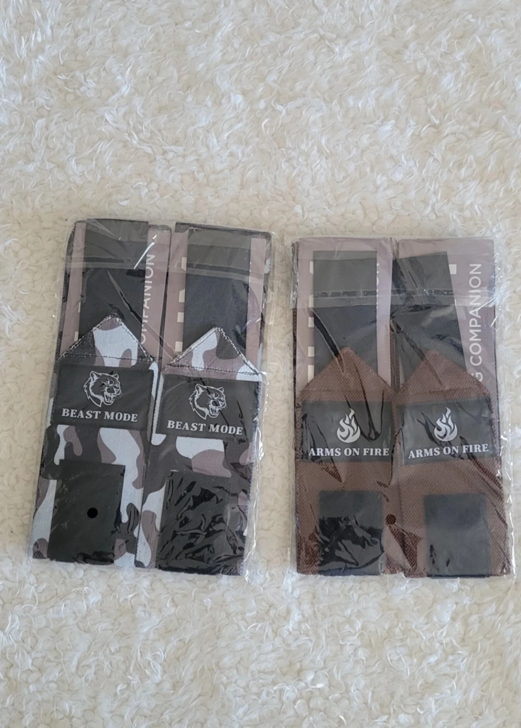 ⚽ TECUM 18" Wrist Wraps (Beast Mode & Arms On Fire)