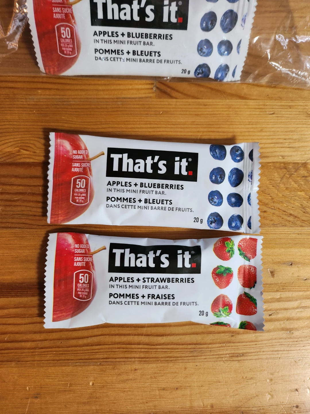 That's it. Mini Fruit Bars Apples + Blueberries & Strawberries - photo 2