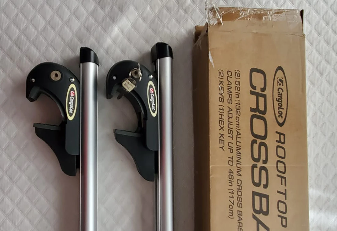 CargoLoc Rooftop Crossbars - 52 inch Aluminum