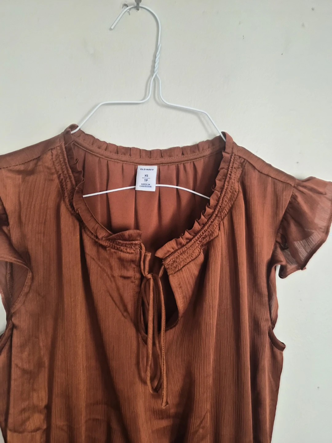 Old Navy Rust Colored Smocked Waist Dress - photo 2