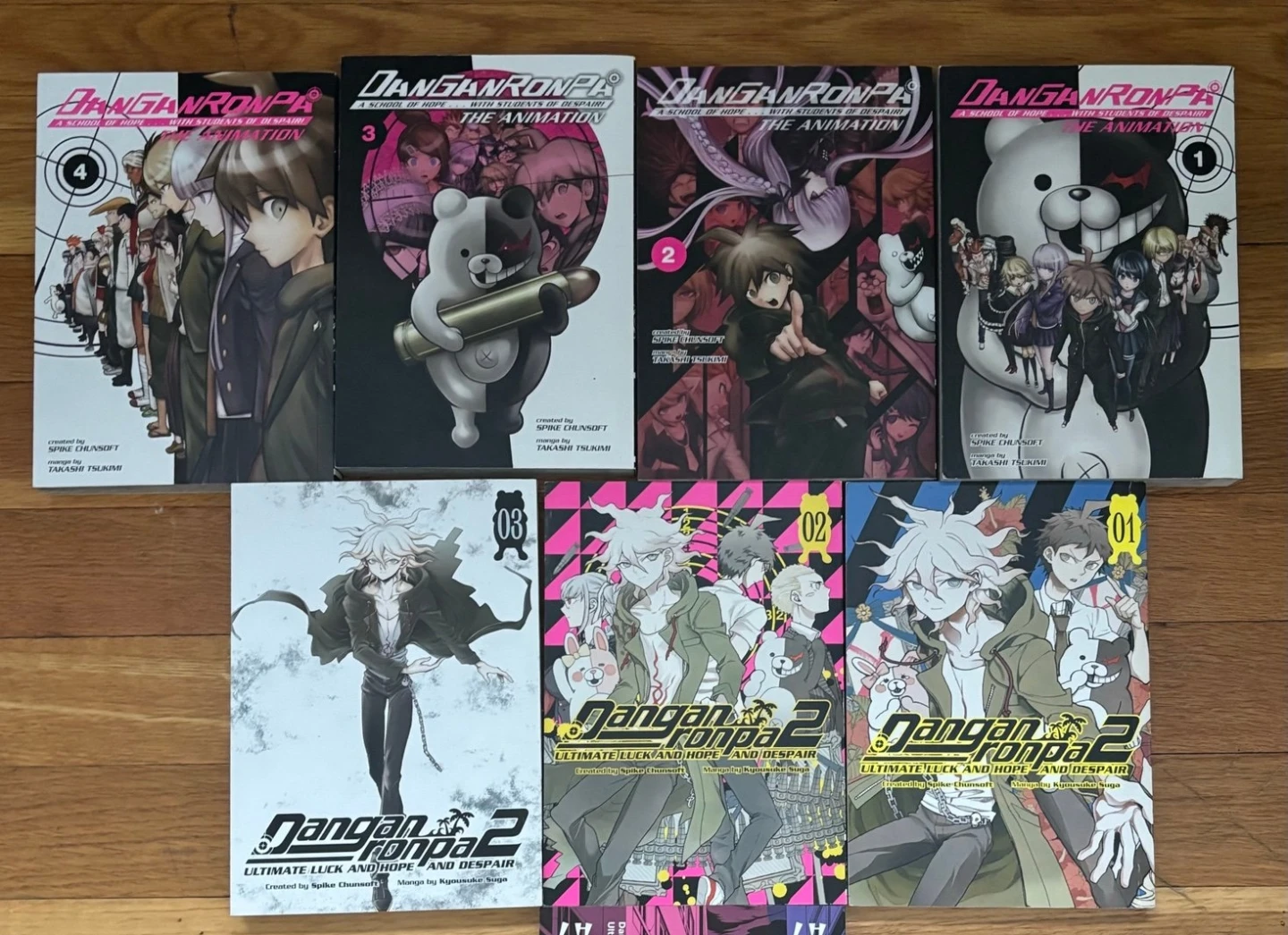 Danganronpa Manga 1-4 and 1-3