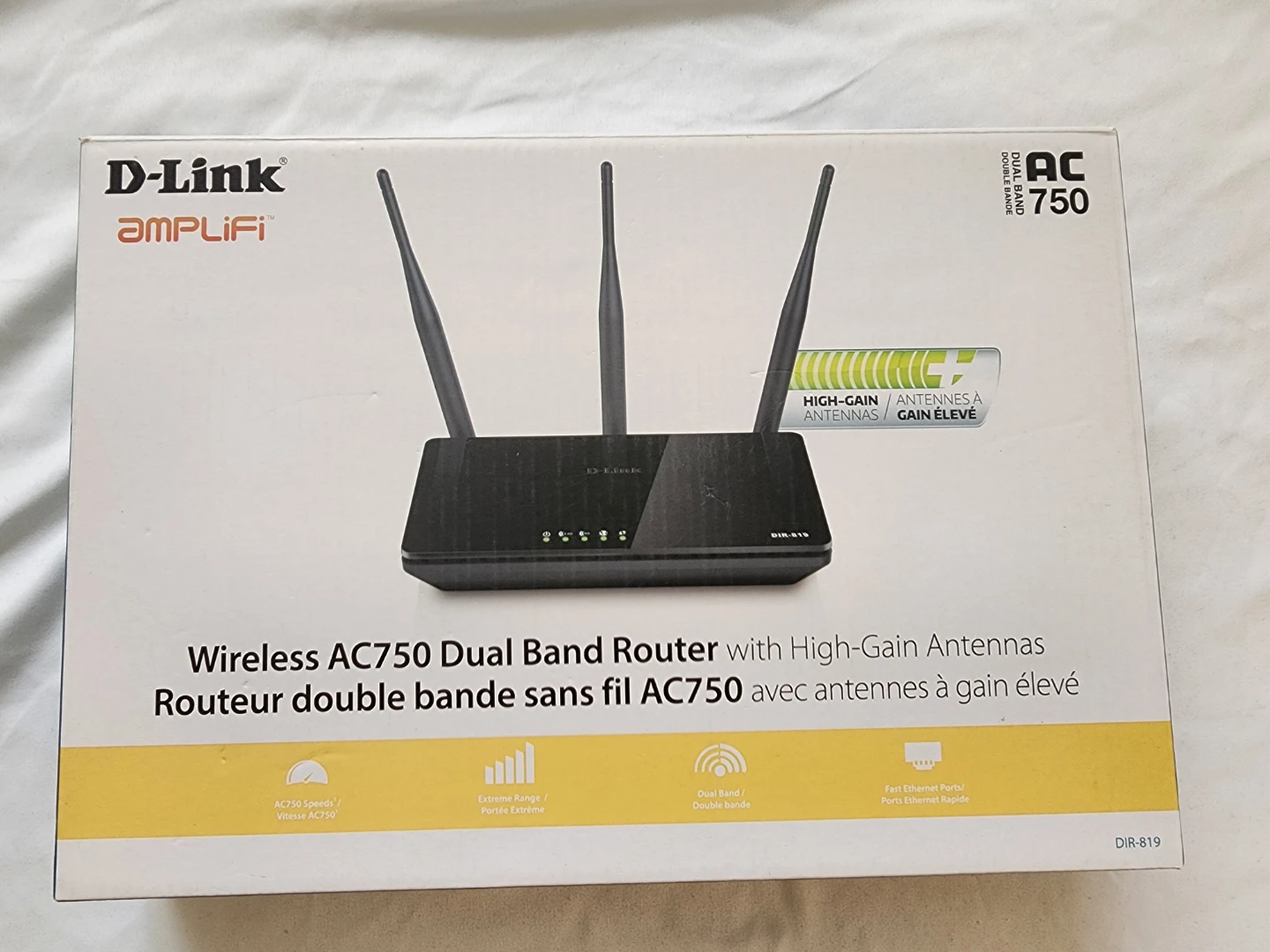 ⚽ D-Link Amplifi AC750 DIR-819 Dual Band Wireless Router