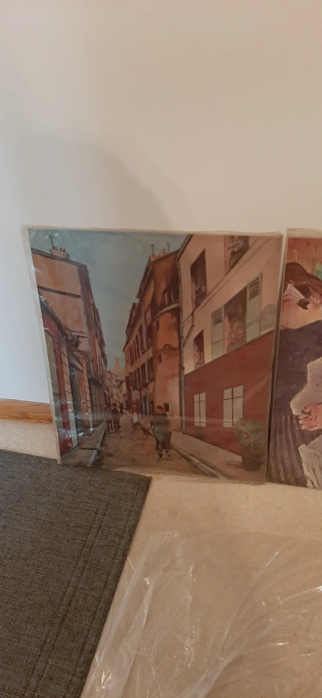 La Rue Rustique-Maurice Utrillo print