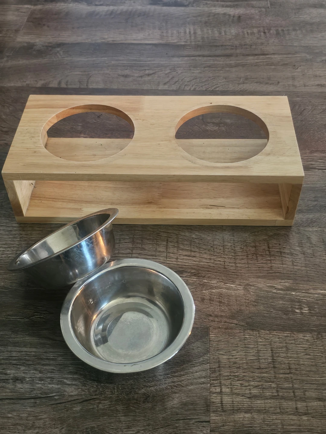 Wooden Elevated Dog Bowls - photo 2