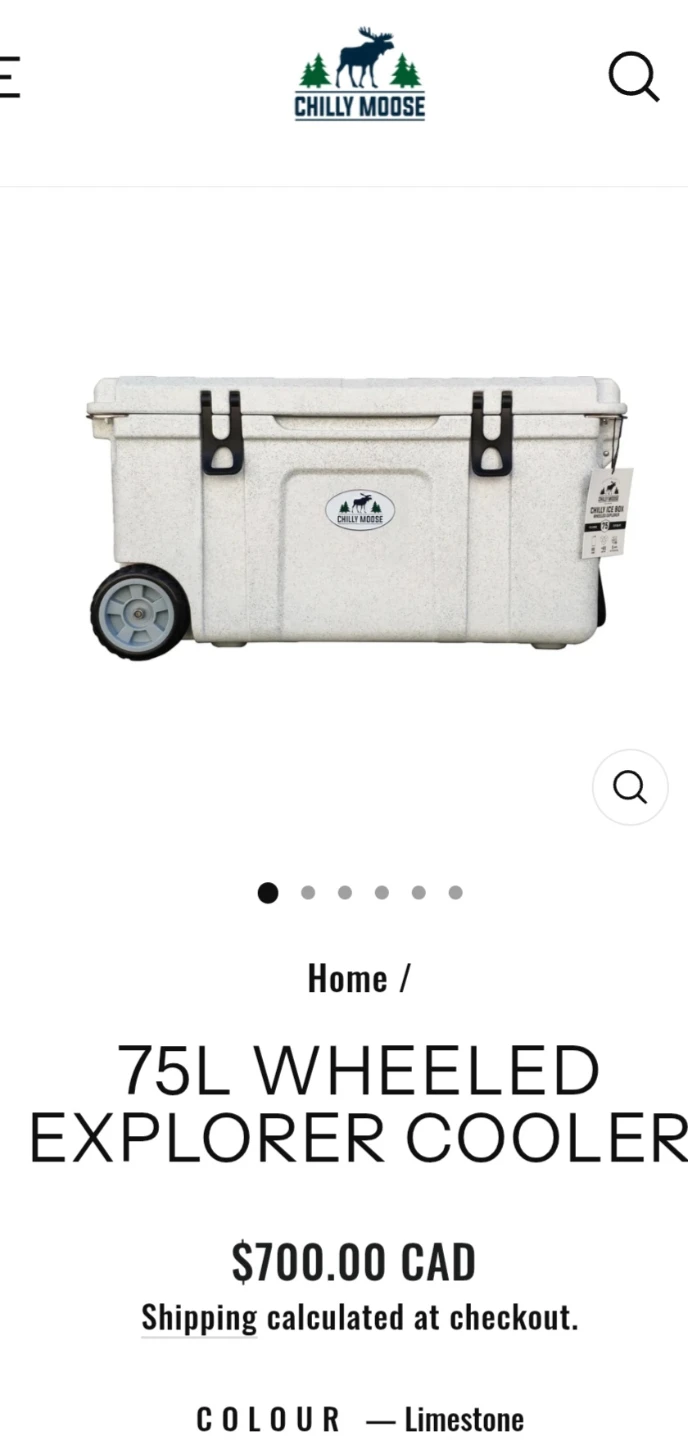 Chilly Moose cooler