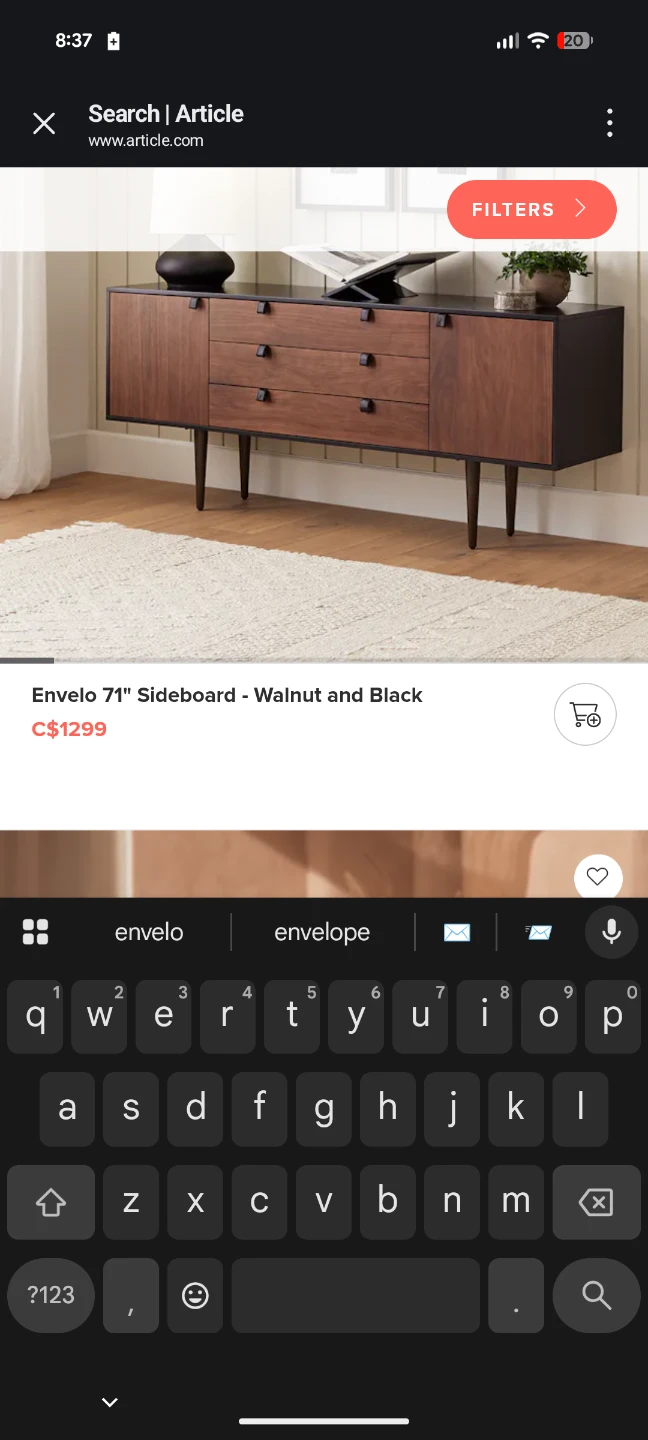 Wood Dresser with Leather Pulls by ARTICLE Furniture - photo 2
