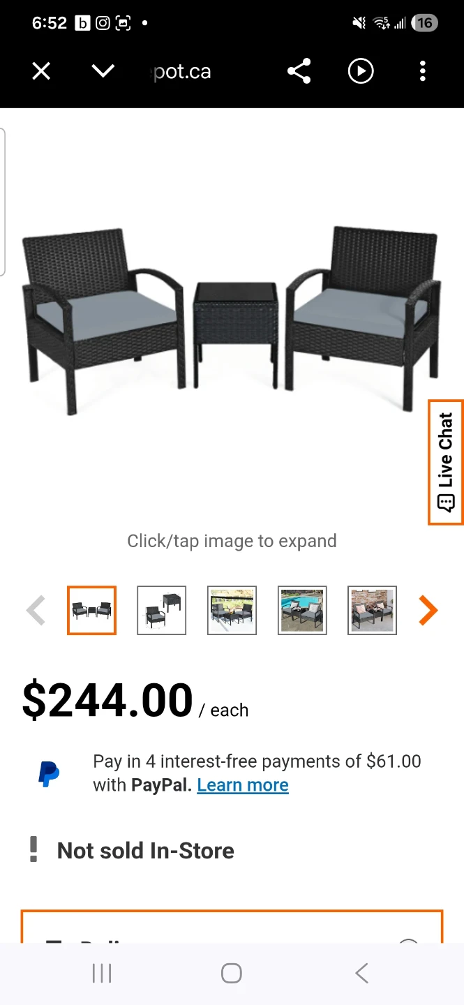 Patio Set - 2 Chairs - photo 4