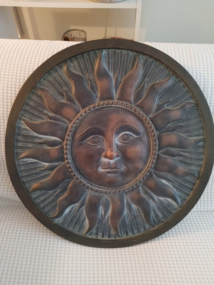 Wall Mounted Sun Face Decor