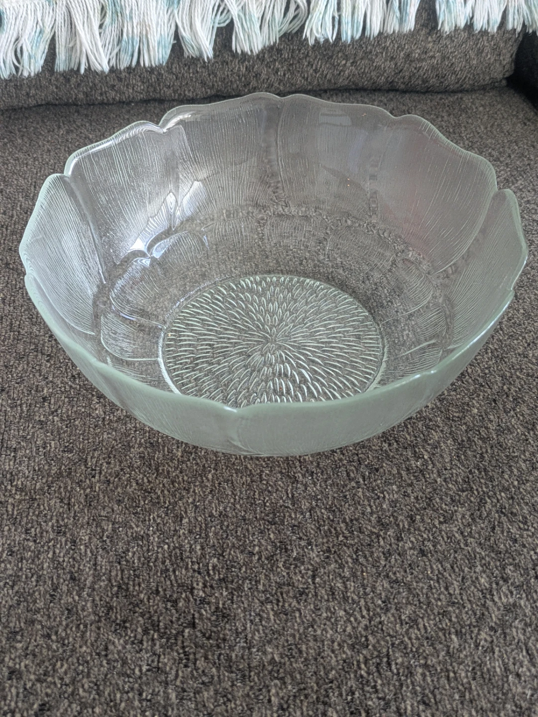 Glass Serving Bowl and Small Dishes Set - photo 2