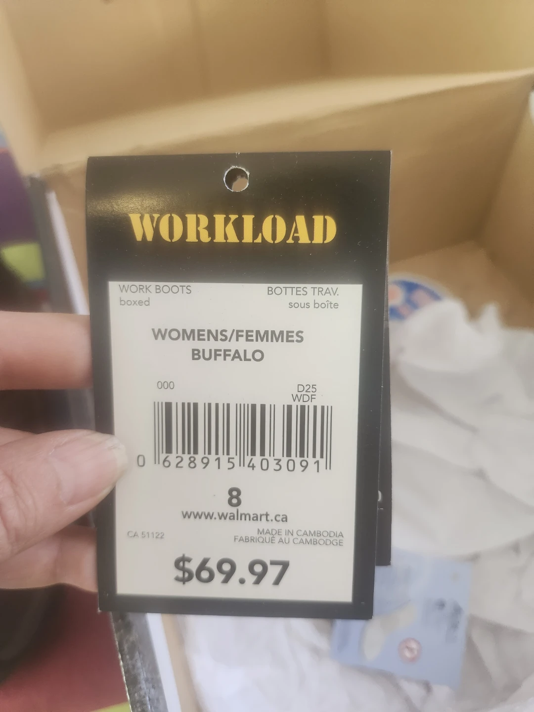 Workload Comfort X5 Women's Buffalo Work Boots Size 8 - photo 3