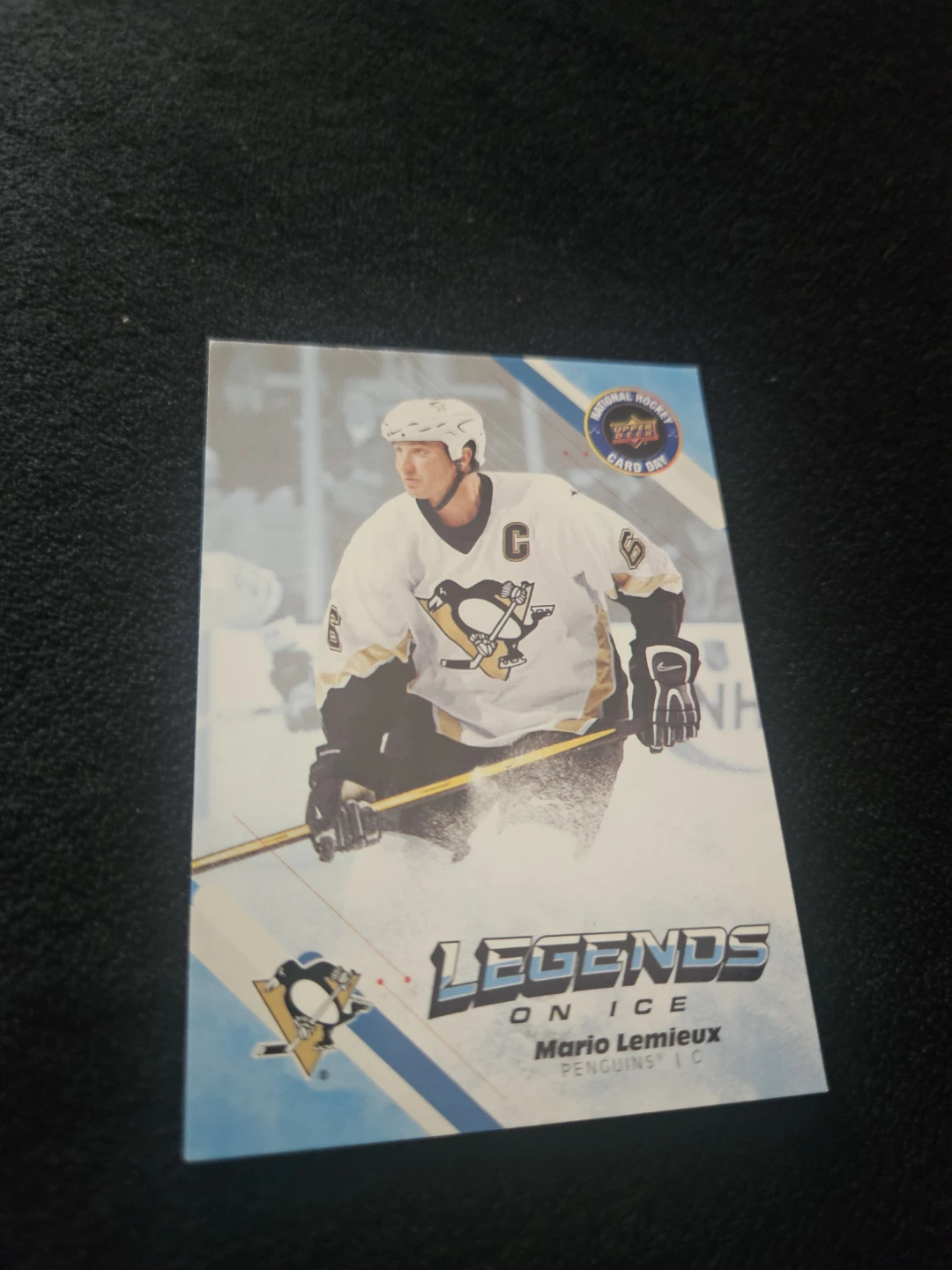 Upper Deck Legends on Ice Mario Lemieux Hockey Card