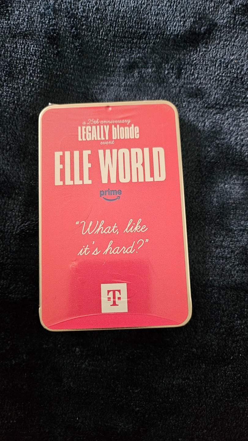 Legally Blonde Elle World 25th Anniversary Collectible Tin ⚽