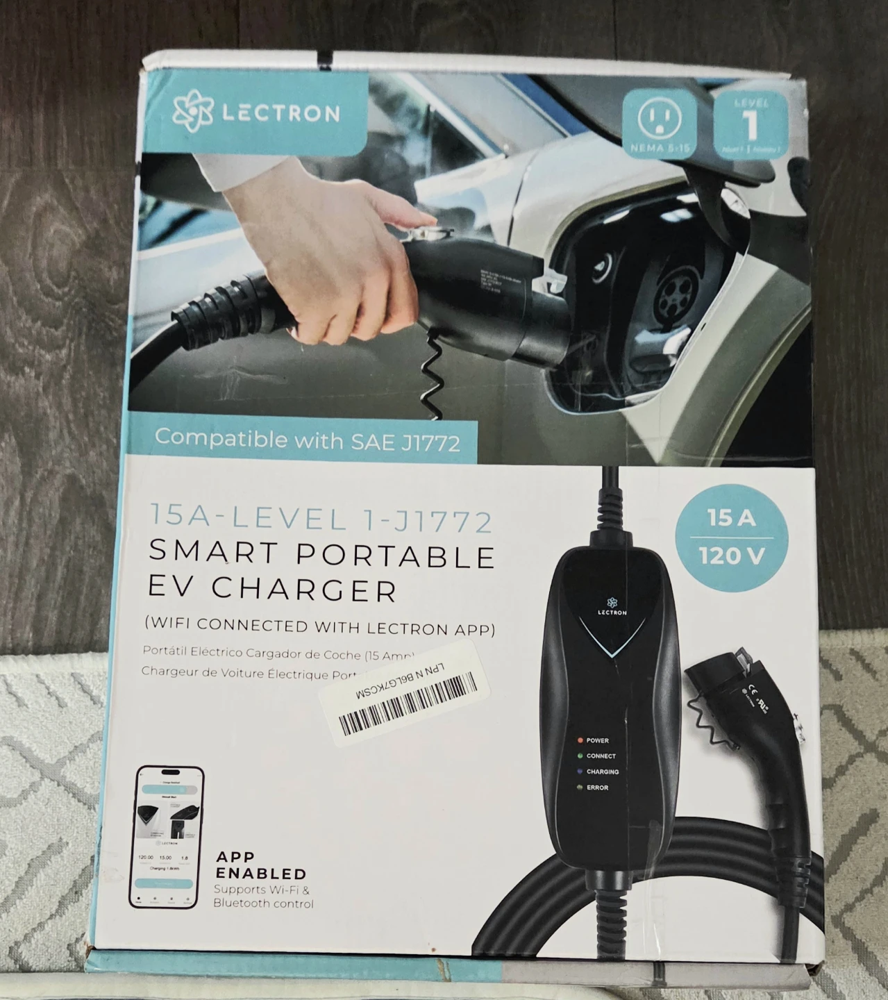Lectron Level 1 J1772 Charger (WiFi Version)